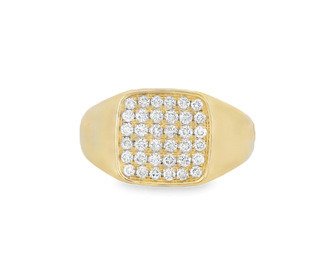 18K Yellow Gold 0.29ct. Diamond Fashion Ring