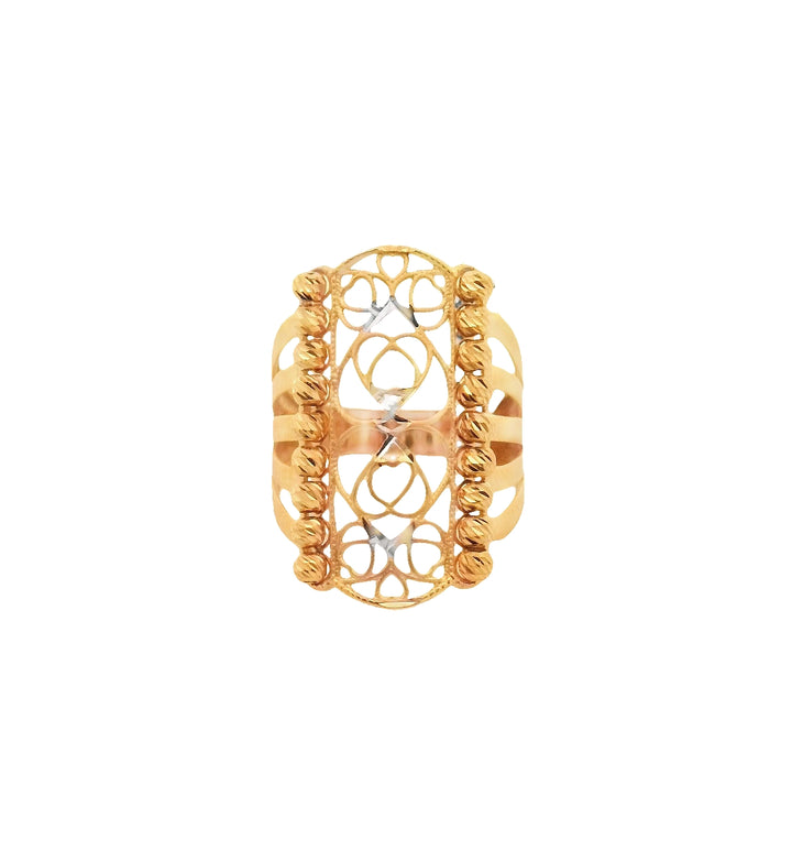 22K Yellow Gold Classic Minimalist Ring, Size 7.75