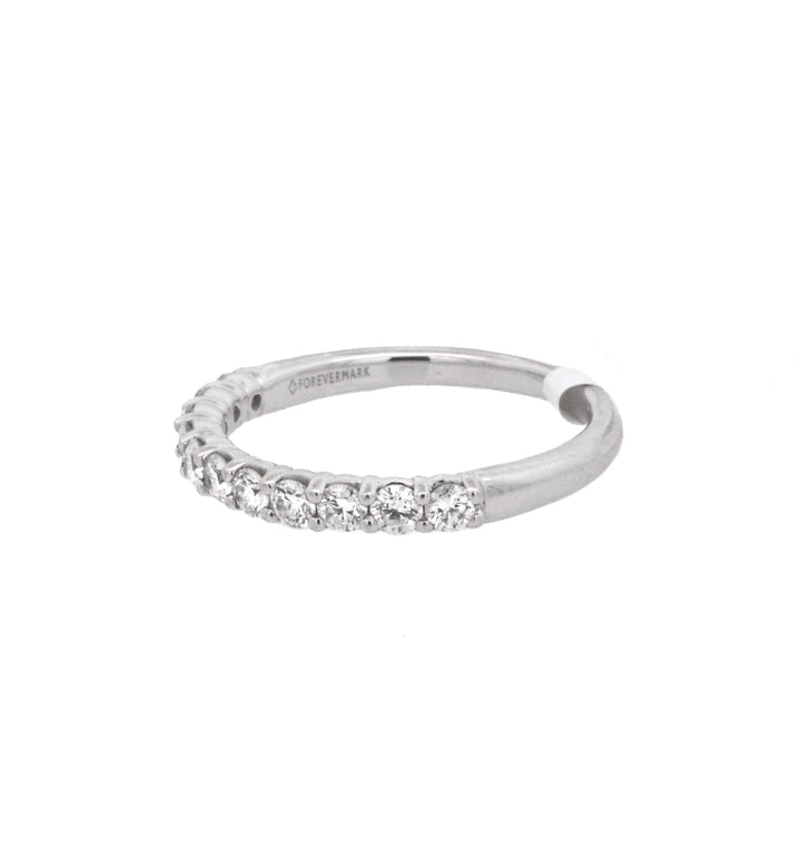 14K White Gold 0.50ct Diamond Shared Prong Wedding Band