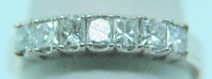 14K White Gold 0.75ct Diamond Anniversary Band