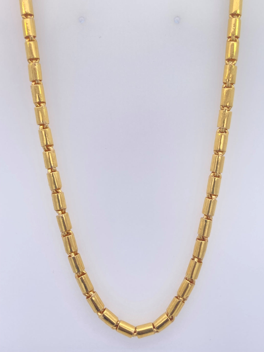 23K Yellow Gold Classic 20 Mens Heavyweight Chain Necklace