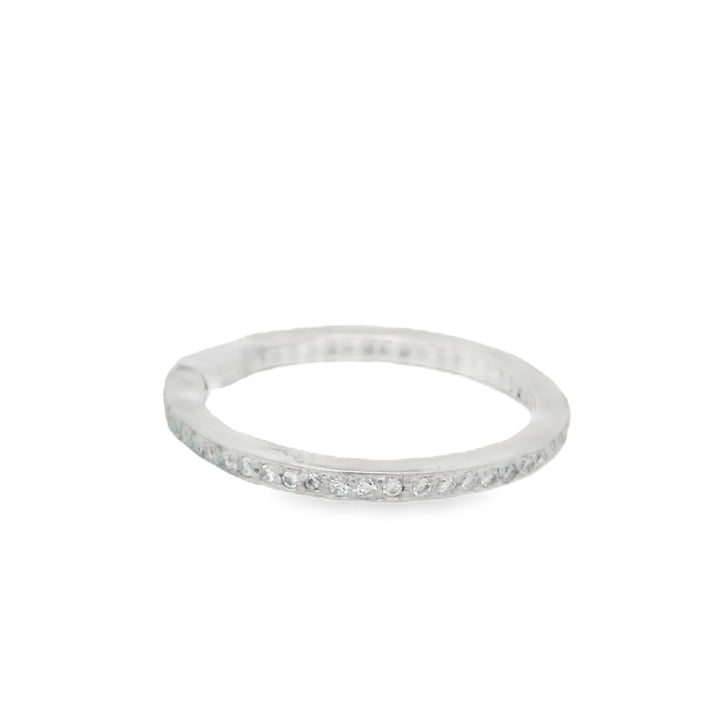 Platinum 0.25ct Diamond Eternity Women's Wedding Band