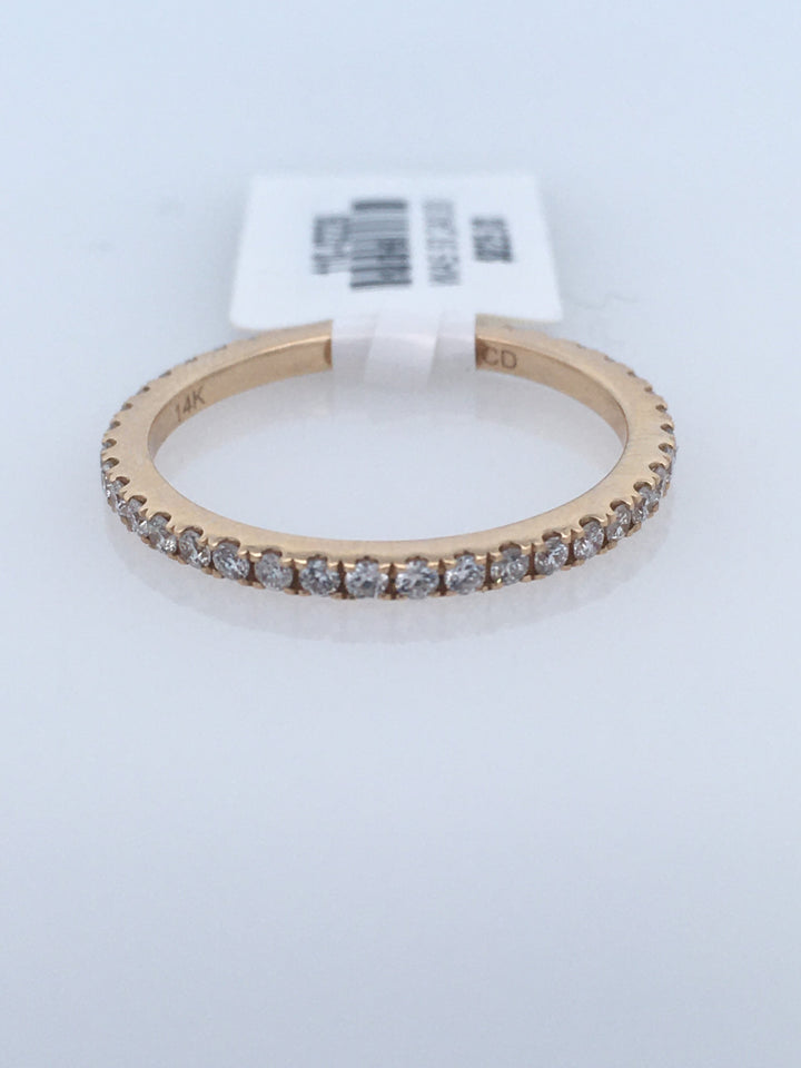 14K Yellow 0.48ct Diamond Eternity Women's Wedding Band