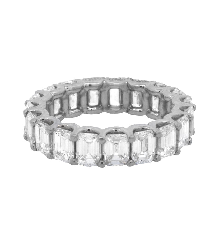 Platinum 6.00CT Diamond Full Eternity Wedding Band