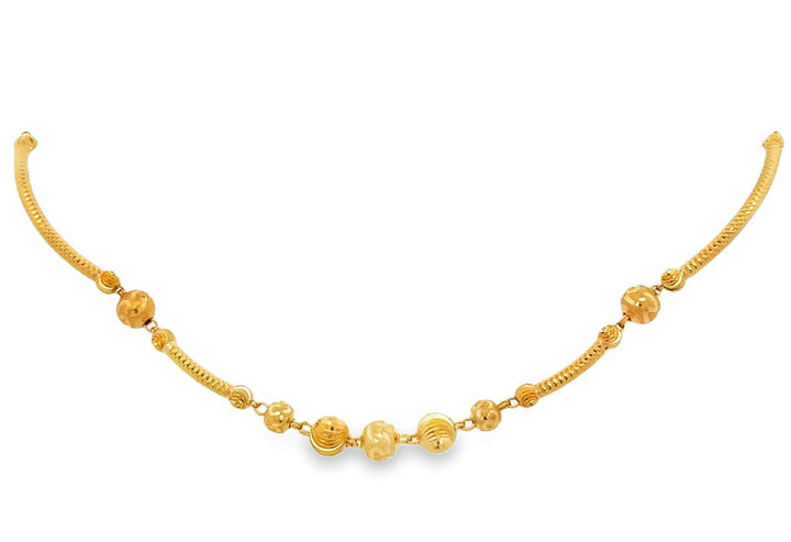 22K Yellow Gold 7 Lobster Clasp Luxury Bracelet