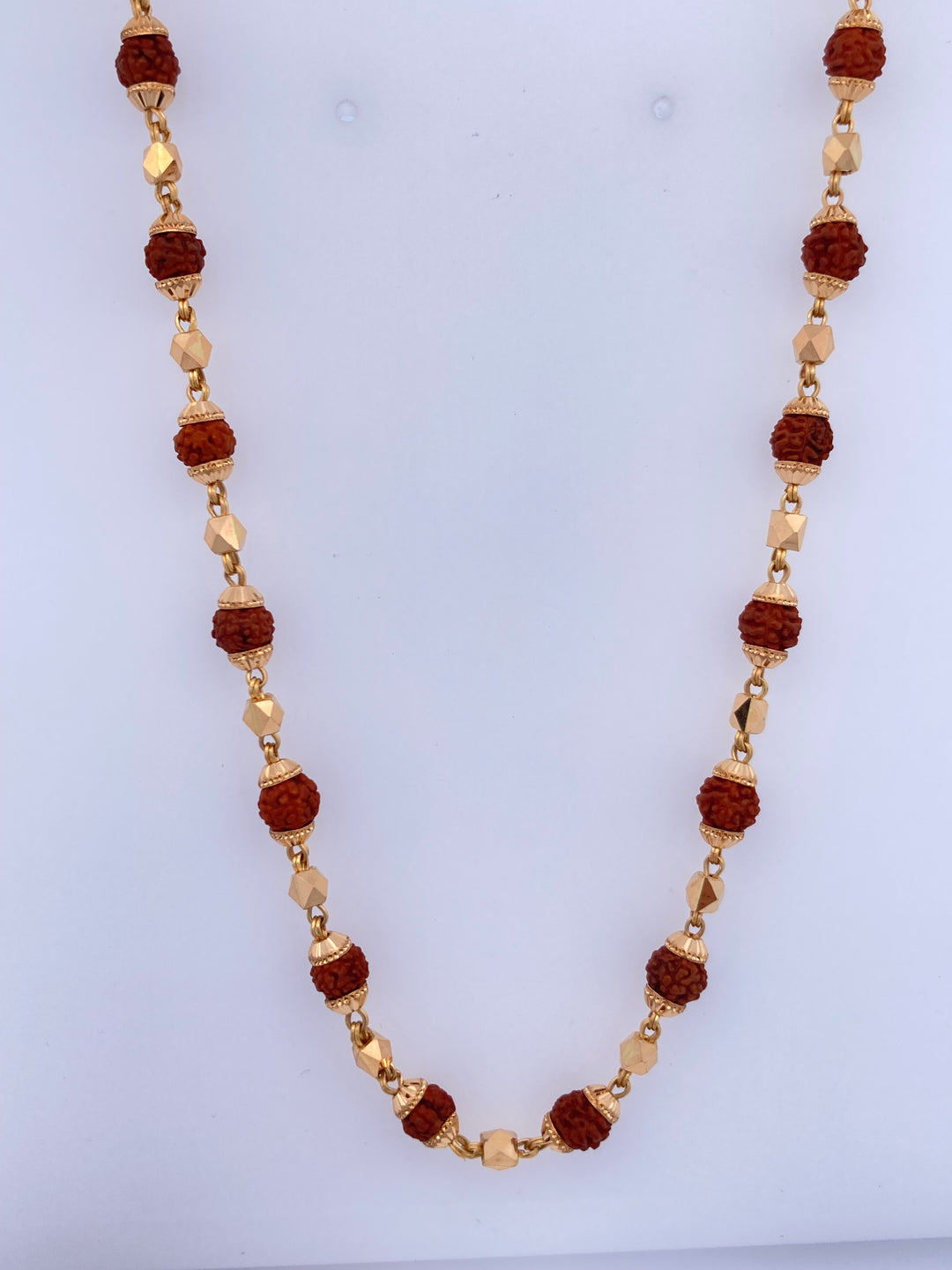22K Yellow Gold Rudraksha Spiritual Healing Bracelet