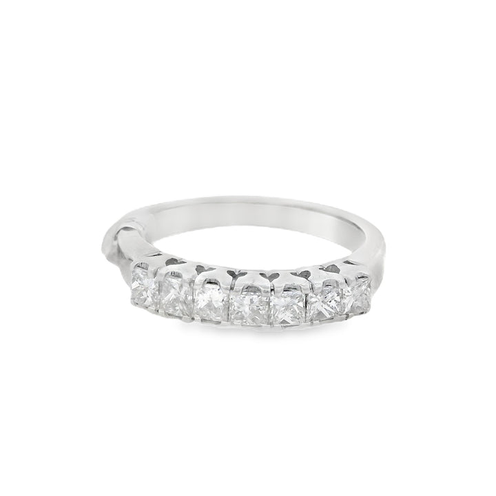 14K White Gold 0.75ct Diamond Anniversary Band
