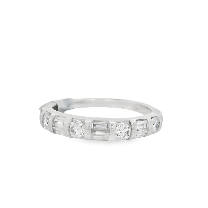 Platinum 0.75ct Diamond Women's Wedding Band