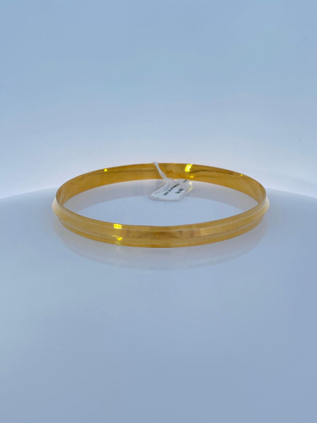 22K Yellow Gold Classic Women's Bangle Bracelet