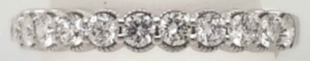 14K White Gold 0.55ct Diamond Half Anniversary Band