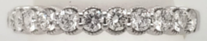 14K White Gold 0.55ct Diamond Half Anniversary Band