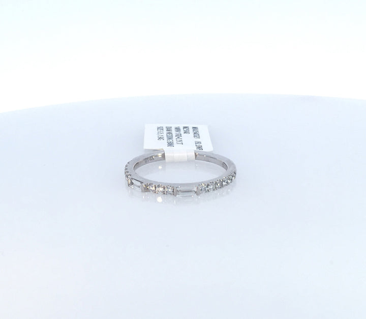 14K White Gold 0.35ct Diamond Women's Wedding Band