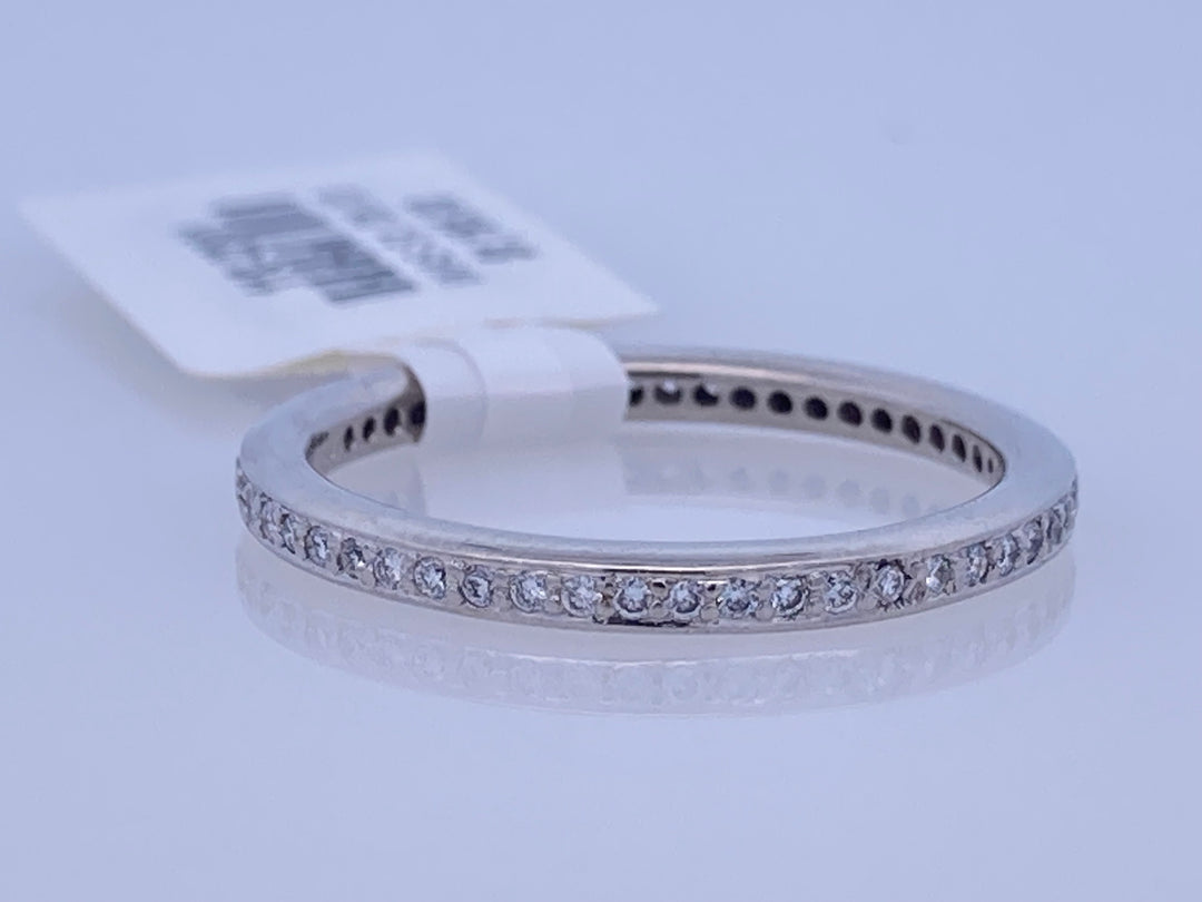 Platinum 0.25ct Diamond Eternity Women's Wedding Band