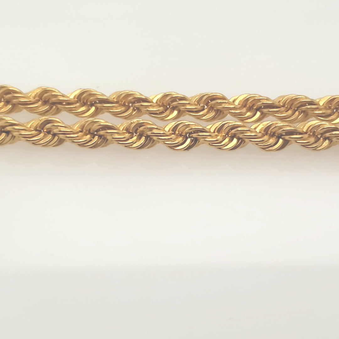 21K Yellow Gold Heavy Luxury Chain Necklace