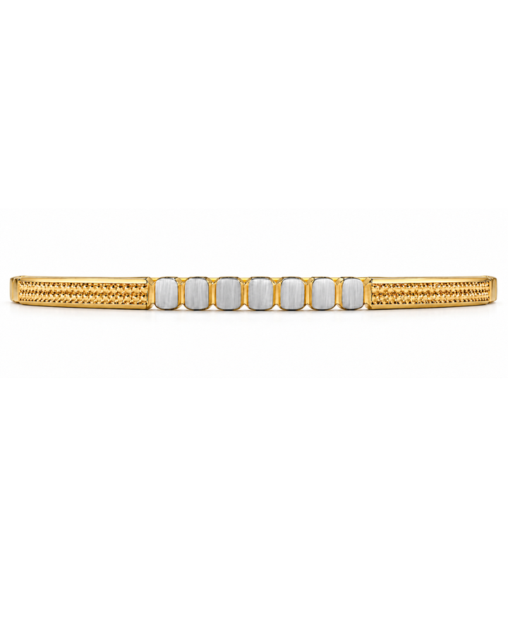22K Yellow Gold Classic Smooth Bangle Bracelet