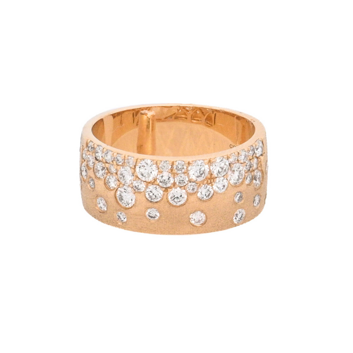 14K Yellow Gold 1.04ct Diamond Flush-Set Ring