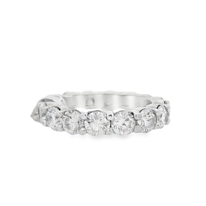 Platinum 3.65ct Diamond Eternity Women's Wedding Band