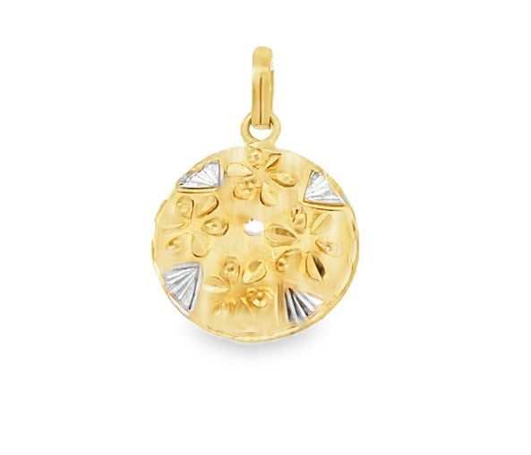 22K Yellow Gold Minimalist Pendant Jewelry
