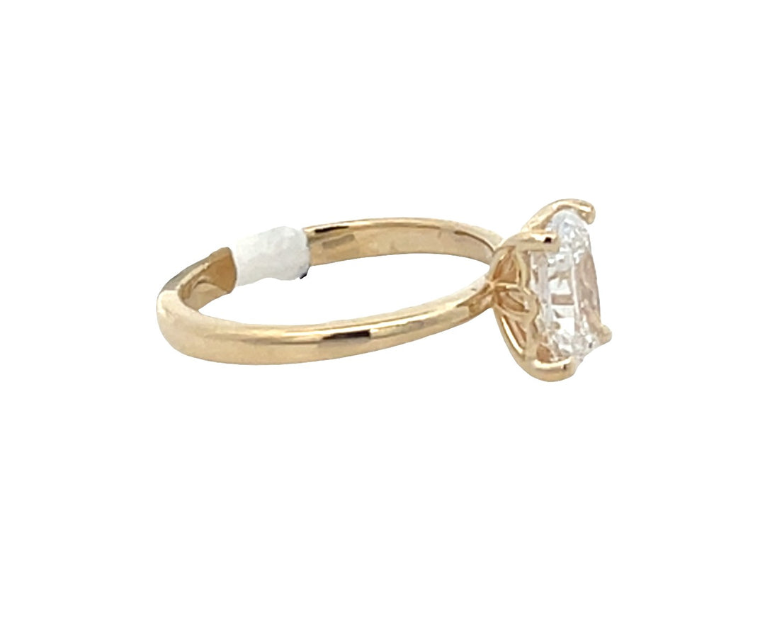 14K Yellow Gold Women's Semimount Ring