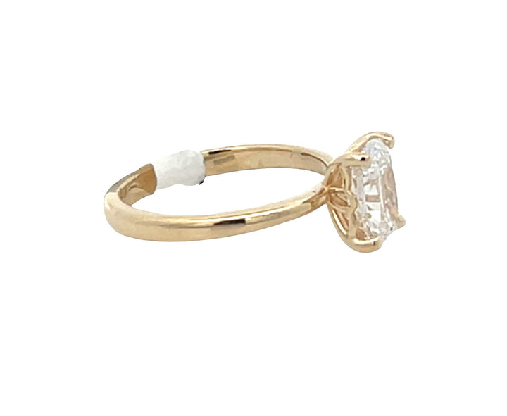 14K Yellow Gold Women's Semimount Ring