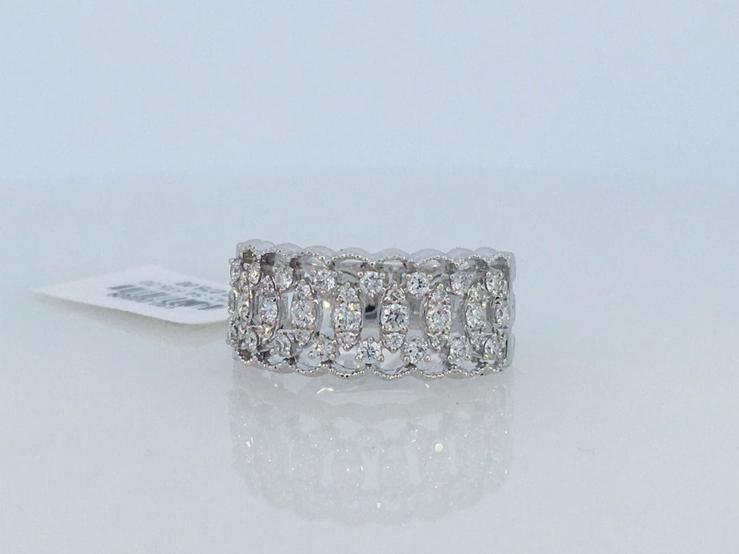 18K White Gold 0.60ct. Diamond Fashion Ring