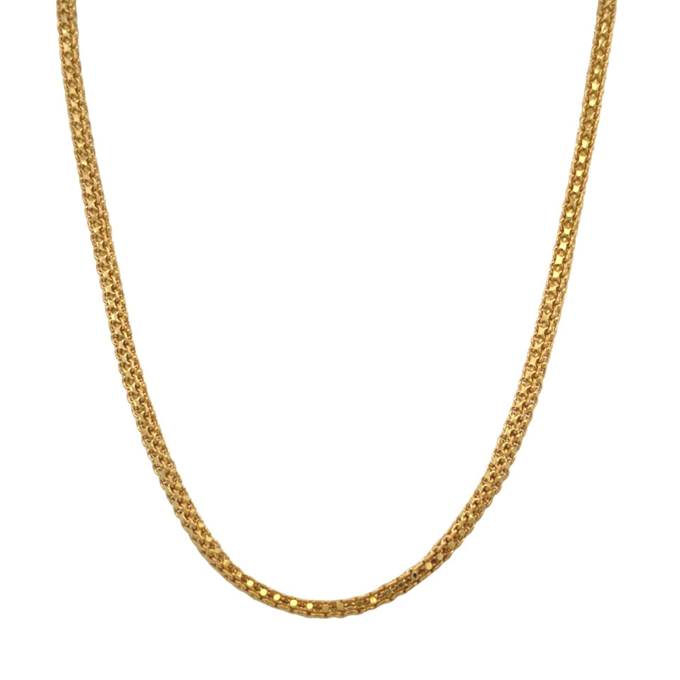 22K Yellow Gold 26 Traditional Indian Handcrafted Chain