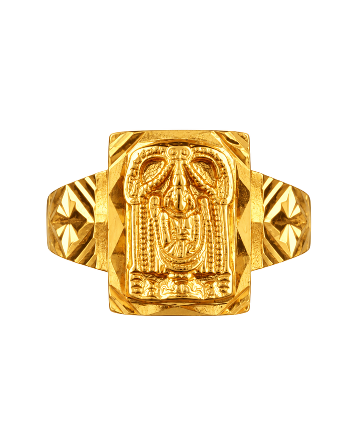 22K Yellow Gold Classic Band Ring, Timeless Craftsmanship