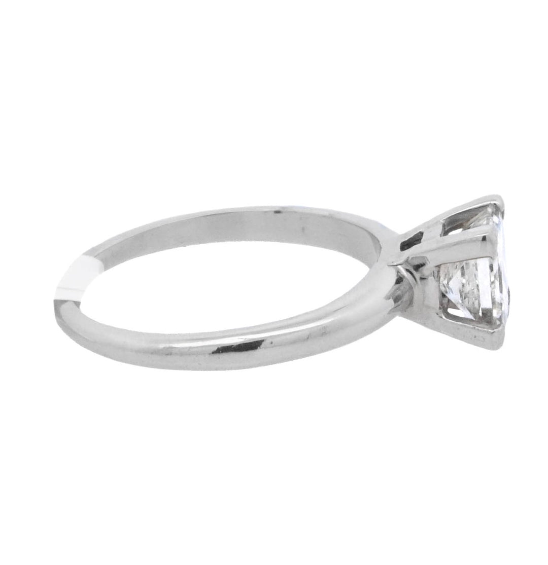 Platinum Princess Diamond 1.02Ct Solitaire Engagement Ring