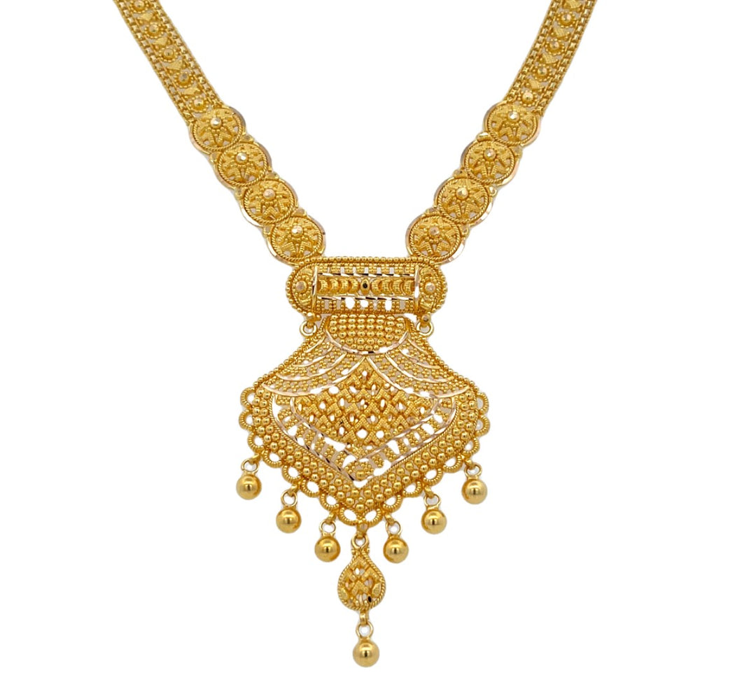 22K Yellow Gold Classic Elegant Chain Necklace