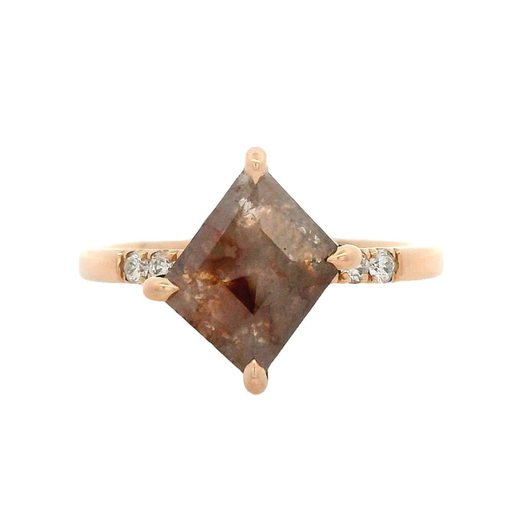 14K Rose Gold 1.39ct Brown Diamond Fashion Ring