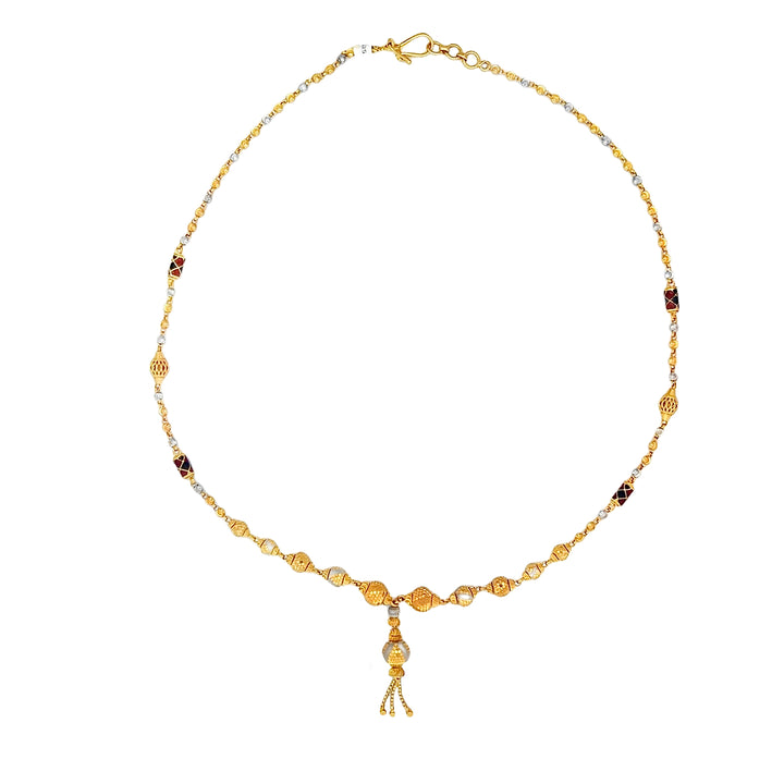 22K Yellow Gold Classic Matching Chain Necklace