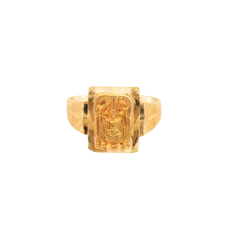 22K Yellow Gold Classic Band Ring, Timeless Craftsmanship