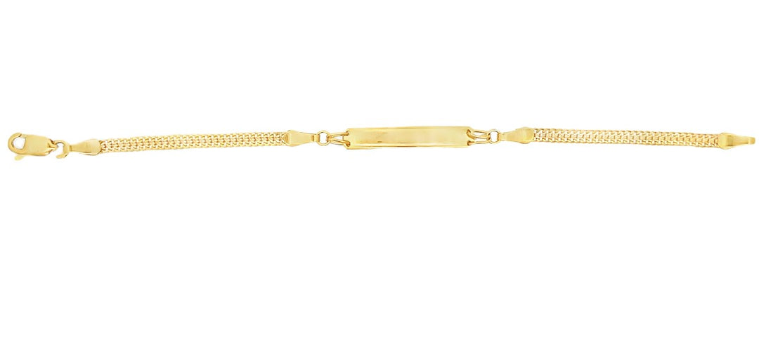Elegant 22K Yellow Gold Baby Bracelet - Newborn Gift