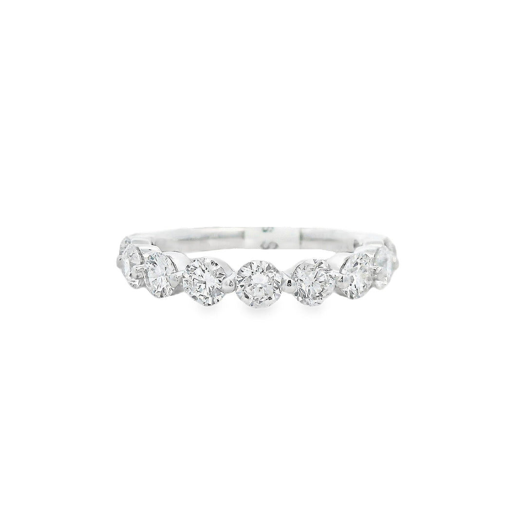 14K White Gold Diamond Wedding Band (1.63 ctw)